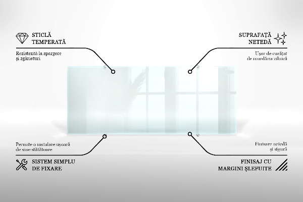 Salpicadero de cocina transparente 