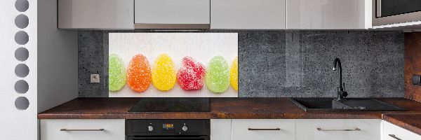 Panel de pared de cocina Gomitas de colores