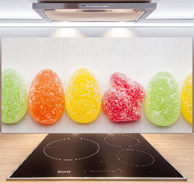 Panel de pared de cocina Gomitas de colores