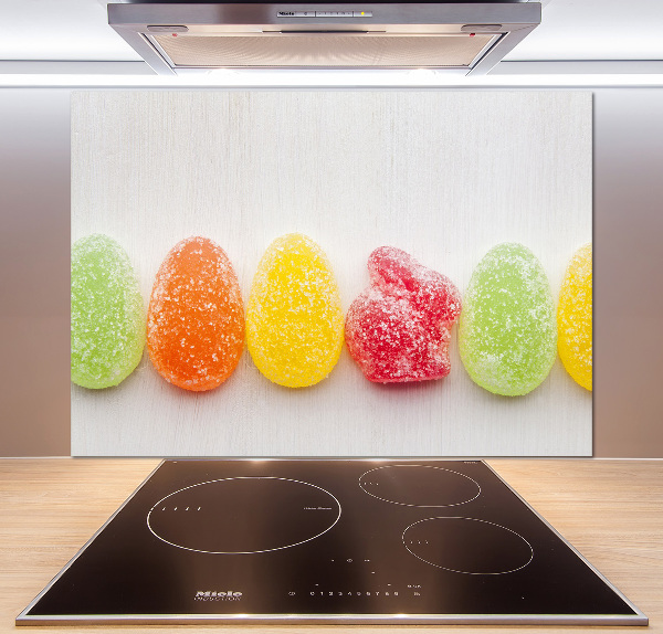 Panel de pared de cocina Gomitas de colores