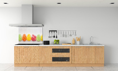 Panel de pared de cocina Gomitas de colores