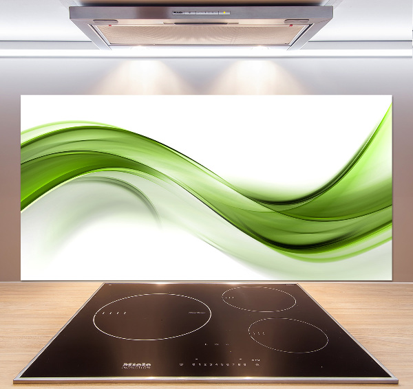 Salpicadero de cocina Ola verde