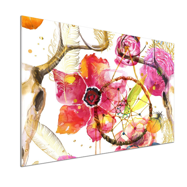 Salpicadero de cocina Patrón floral