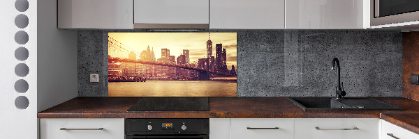 Panel de pared de cocina Manhattan Nueva York