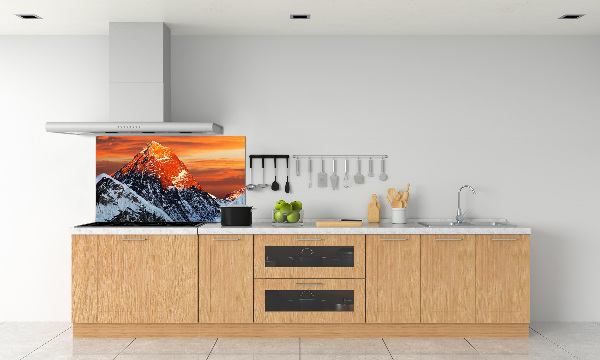 Panel de pared de cocina Cumbre del Everest