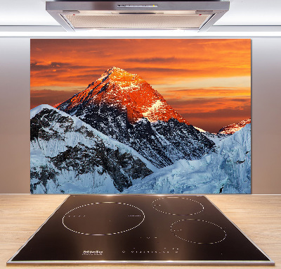 Panel de pared de cocina Cumbre del Everest