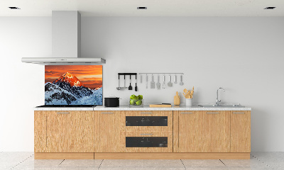Panel de pared de cocina Cumbre del Everest