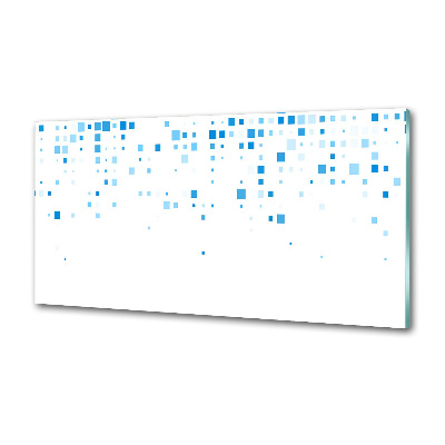 Panel para cocina Cuadrados azules