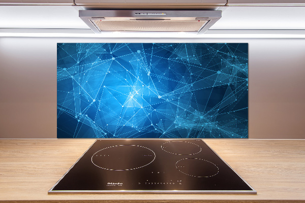 Panel do kuchni Niebieskie linie