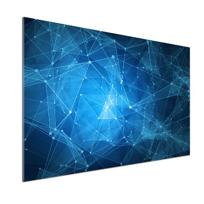 Panel do kuchni Niebieskie linie