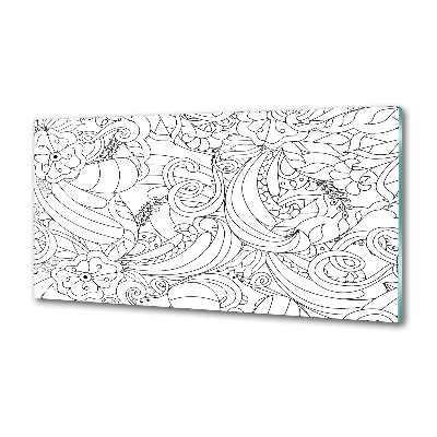 Panel między meble w kuchni Ornamenty