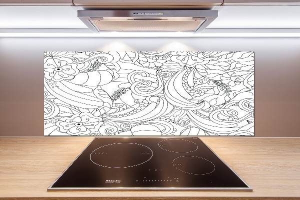 Panel między meble w kuchni Ornamenty