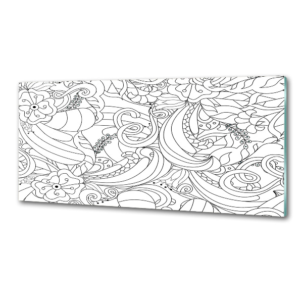 Panel między meble w kuchni Ornamenty