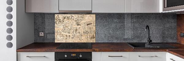 Panel para cocina Un periódico viejo