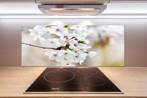 Salpicadero de cocina flores de cerezo