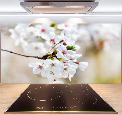 Salpicadero de cocina flores de cerezo