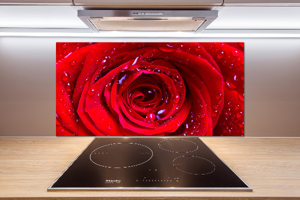 Panel antisalpicaduras Flor de rosa