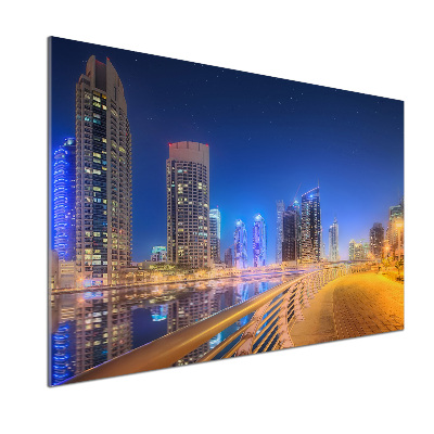 Panel szklany do kuchni Dubaj