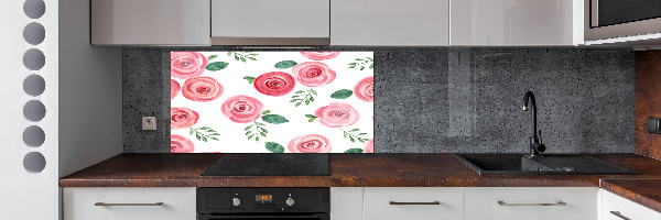 Panel para cocina Rosas