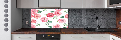 Panel para cocina Rosas