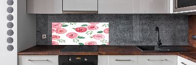 Panel para cocina Rosas