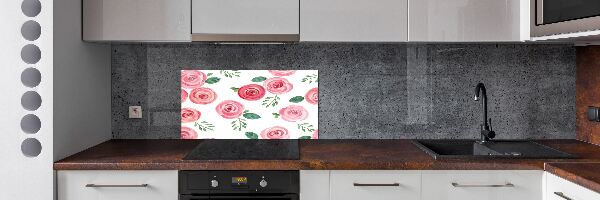 Panel para cocina Rosas