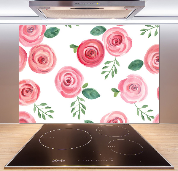 Panel para cocina Rosas