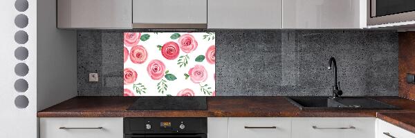 Panel para cocina Rosas