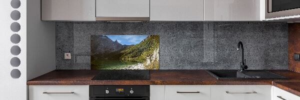 Panel para cocina El ojo de mar de los montes Tatra