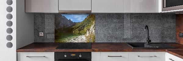 Panel para cocina El ojo de mar de los montes Tatra