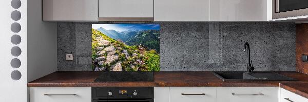 Salpicadero para cocina Amanecer en los montes Tatra