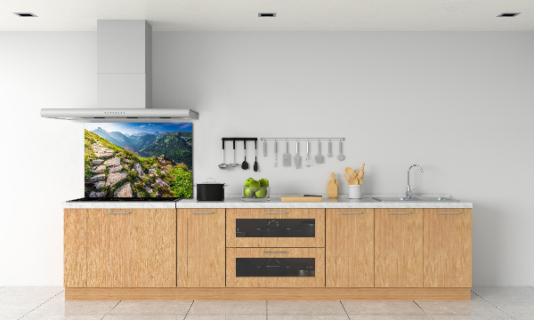 Salpicadero para cocina Amanecer en los montes Tatra