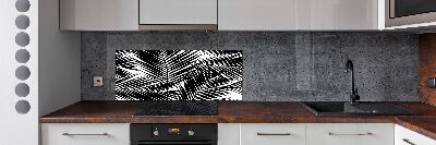 Salpicadero de cocina hojas de palma