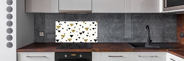 Panel para cocina Fondo de triángulos