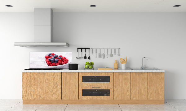 Panel antisalpicaduras Frambuesas y arándanos