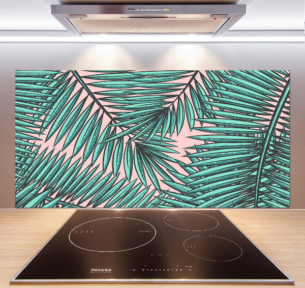 Panel antisalpicaduras hojas de palma