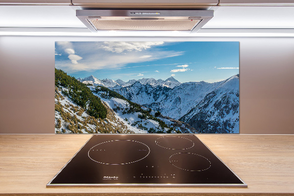 Salpicadero de cocina La corona de los montes Tatra