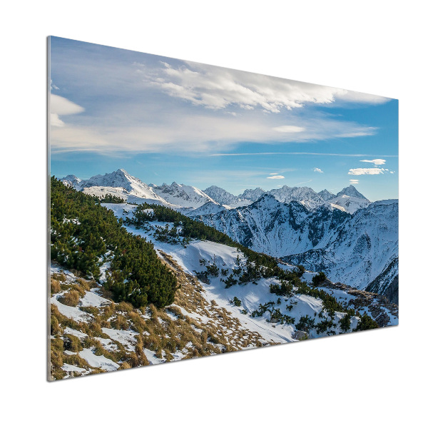 Salpicadero de cocina La corona de los montes Tatra