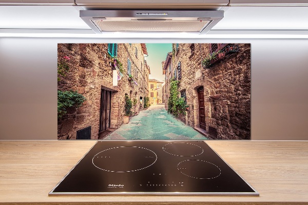 Panel antisalpicaduras calles italianas