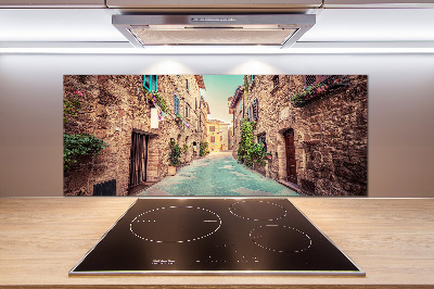 Panel antisalpicaduras calles italianas