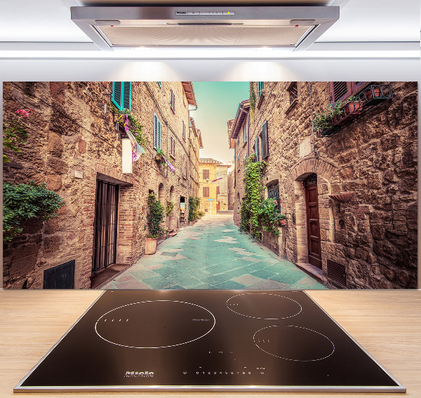 Panel antisalpicaduras calles italianas