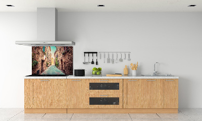 Panel antisalpicaduras calles italianas