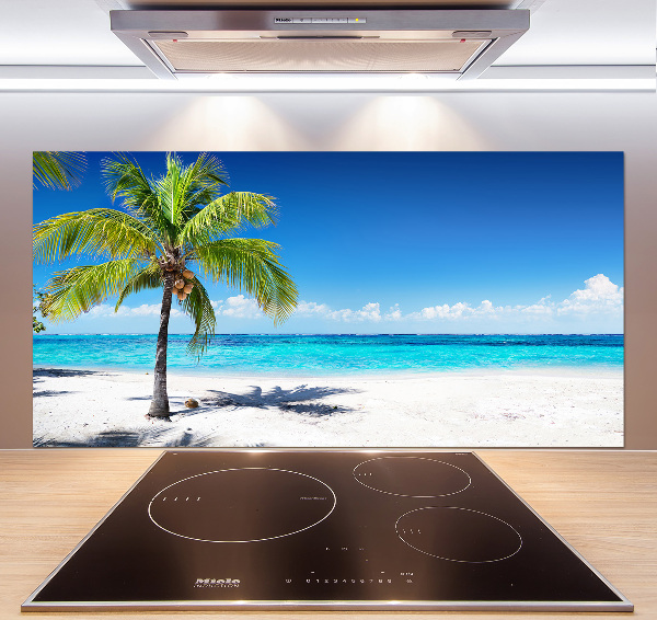 Panel de pared de cocina Playa tropical