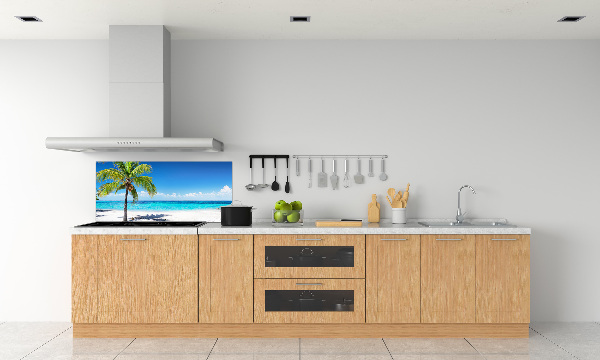Panel de pared de cocina Playa tropical