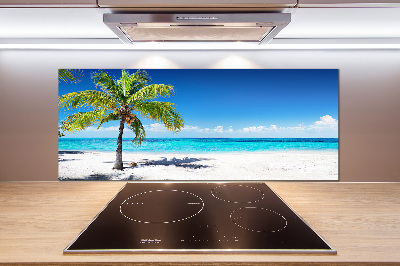Panel de pared de cocina Playa tropical