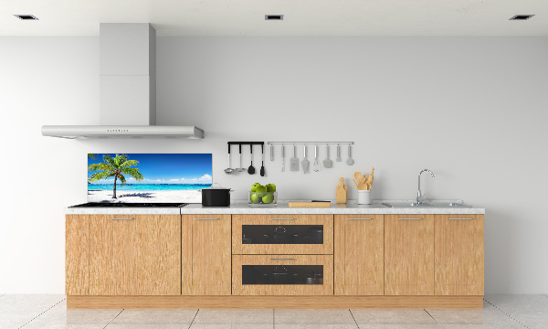 Panel de pared de cocina Playa tropical