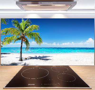 Panel de pared de cocina Playa tropical
