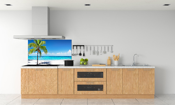 Panel de pared de cocina Playa tropical