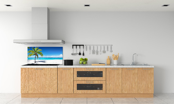 Panel de pared de cocina Playa tropical