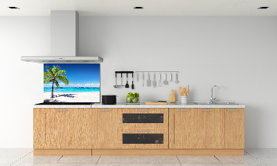 Panel de pared de cocina Playa tropical